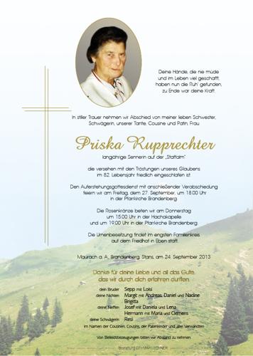 Parte von Priska Rupprechter
