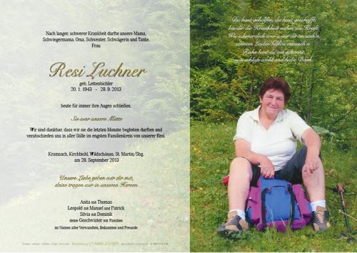 Parte von Therese Luchner