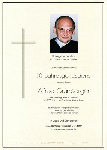 Parte von Alfred Grünberger