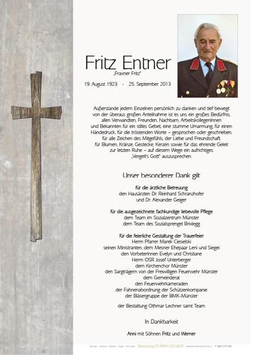 Parte von Friedrich Entner