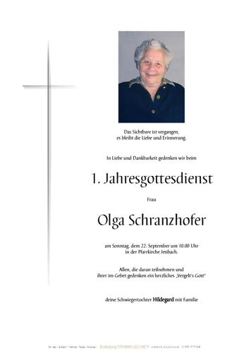 Parte von Olga Schranzhofer