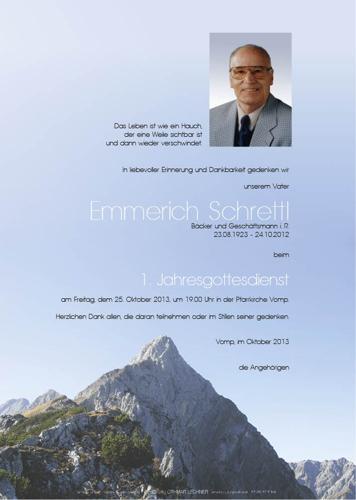 Parte von Emmerich Schrettl