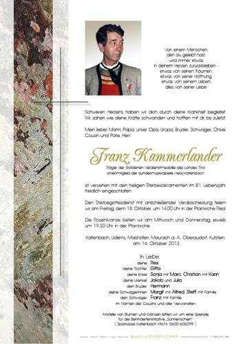 Parte von Franz Kammerlander