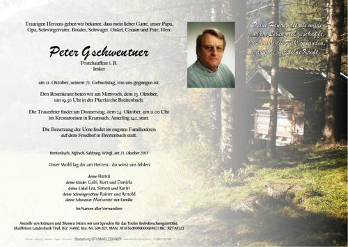 Parte von Peter Gschwentner