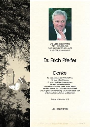 Parte von Pfeifer Erich Dr.jur.