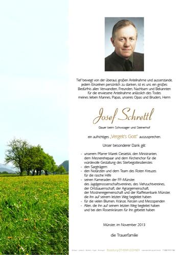 Parte von Josef Schrettl