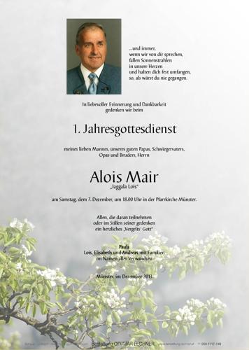 Parte von Alois Mair