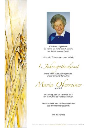 Parte von Maria Oberreiner