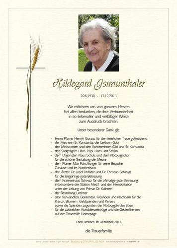 Parte von Hildegard Gstraunthaler