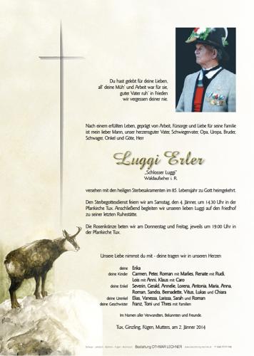 Parte von Ludwig Erler