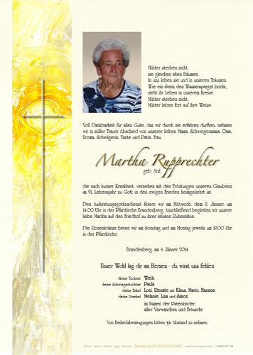 Parte von Martha Rupprechter