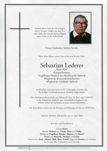 Parte von Sebastian Lederer