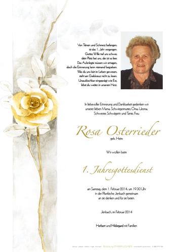 Parte von Rosa Osterrieder