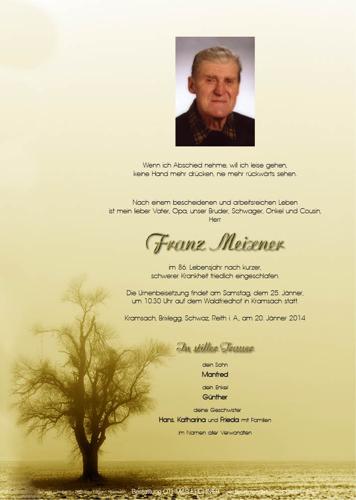 Parte von Franz Meixner