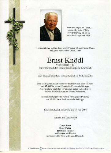 Parte von Ernst Knödl