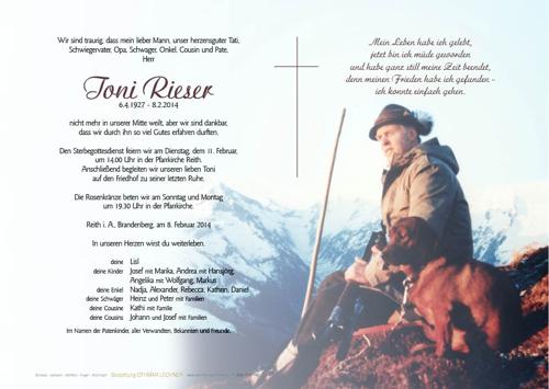 Parte von Anton Rieser