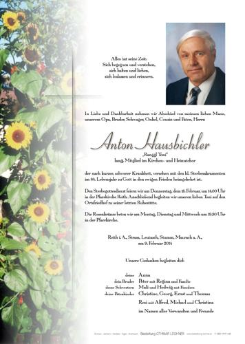 Parte von Anton Hausbichler