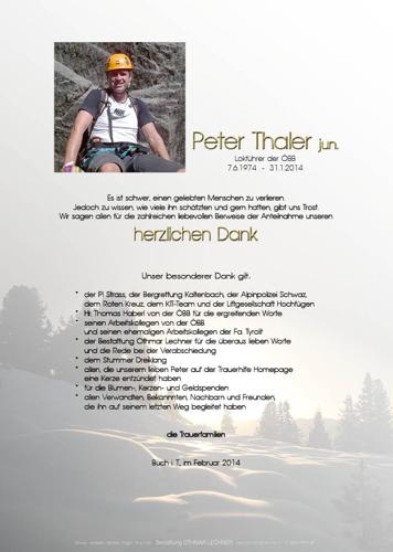Parte von Peter Thaler