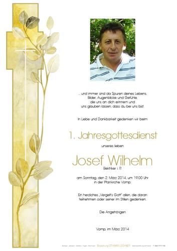 Parte von Josef Wilhelm