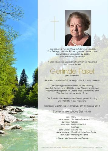 Parte von Gerlinde Fasel