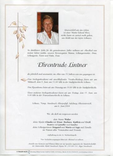 Parte von Ehrentrude Lintner