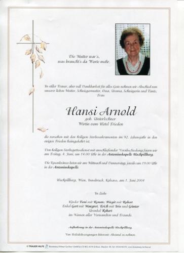 Parte von Johanna Arnold