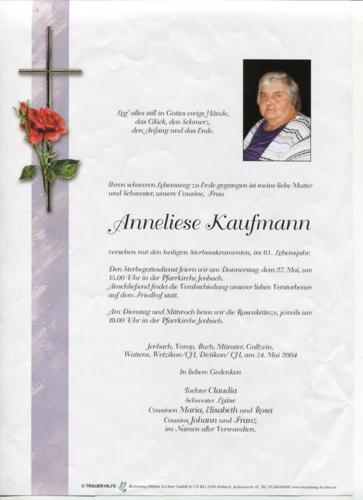 Parte von Annelise Kaufmann