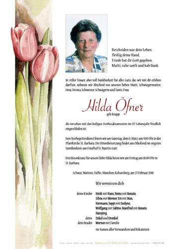 Parte von Hilda Öfner