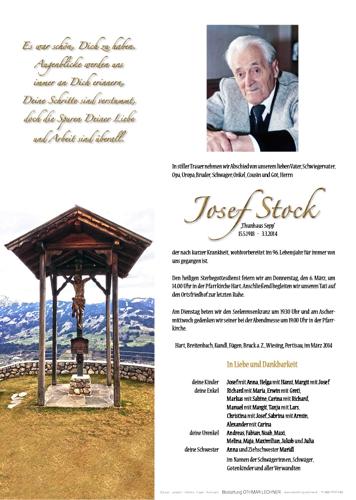 Parte von Josef Stock