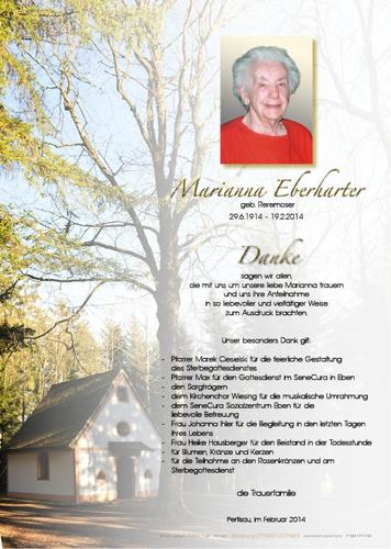 Parte von Eberharter Marianna
