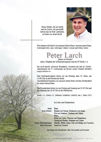 Parte von Peter Larch