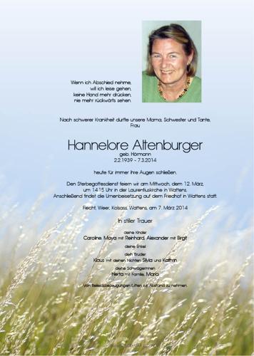 Parte von Hannelore Altenburger