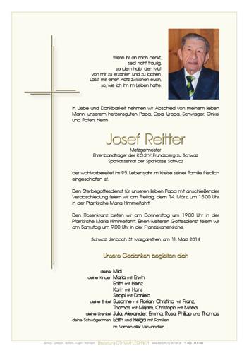 Parte von Josef Reitter