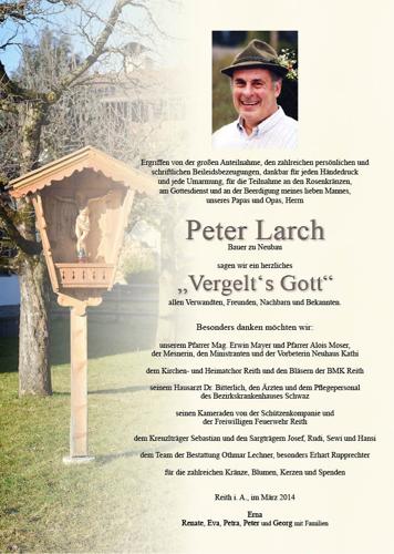 Parte von Peter Larch