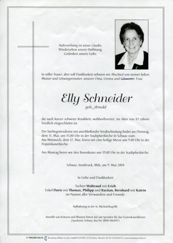 Parte von Elly Schneider