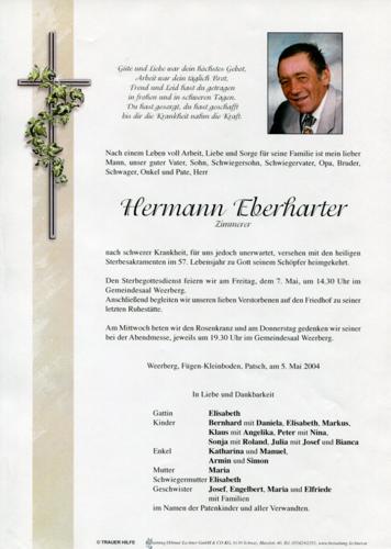 Parte von Hermann Eberharter