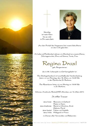 Parte von Regina Draxl