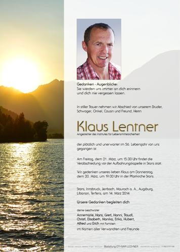 Parte von Klaus Lentner