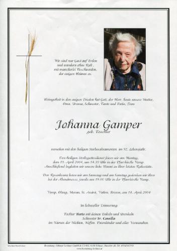 Parte von Johanna Gamper