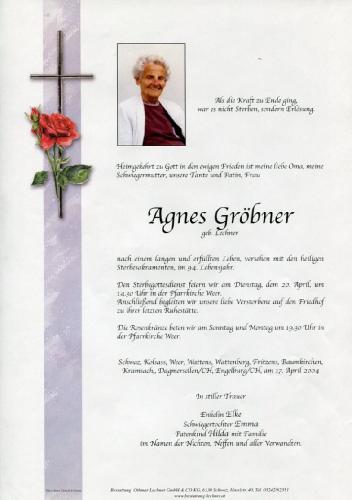 Parte von Agnes Gröbner