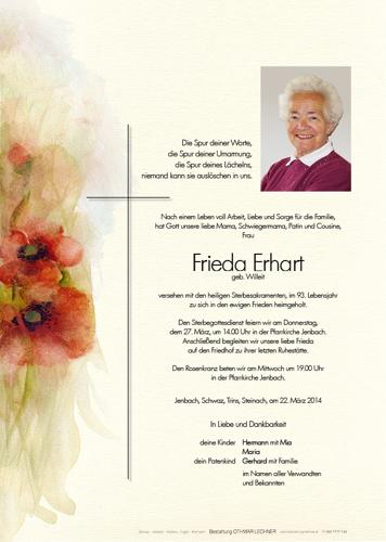 Parte von Frieda Erhart