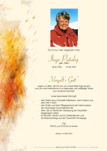 Parte von Ingeborg Pataky