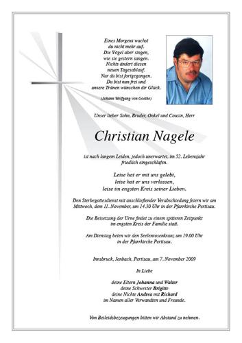 Parte von Christian Nagele