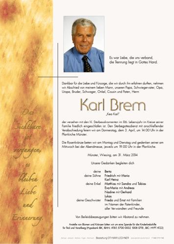 Parte von Karl Brem