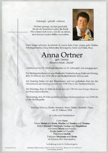 Parte von Anna Ortner