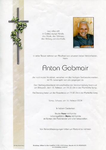 Parte von Anton Gabmair