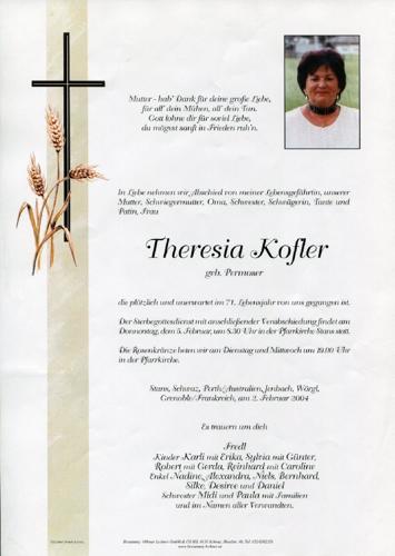 Parte von Theresia Kofler
