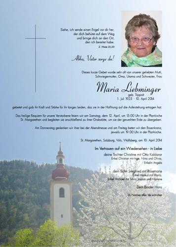 Parte von Maria Liebminger