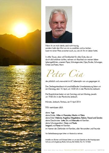 Parte von Hanspeter Cia