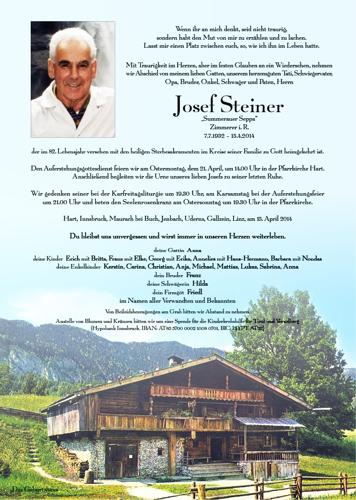 Parte von Josef Steiner